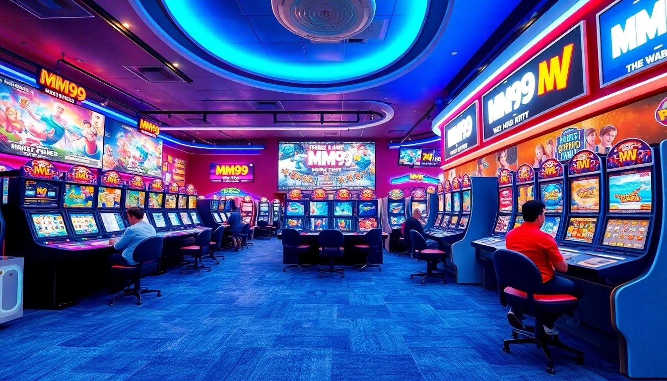 MM99 online gaming environment showcasing vibrant casino action.