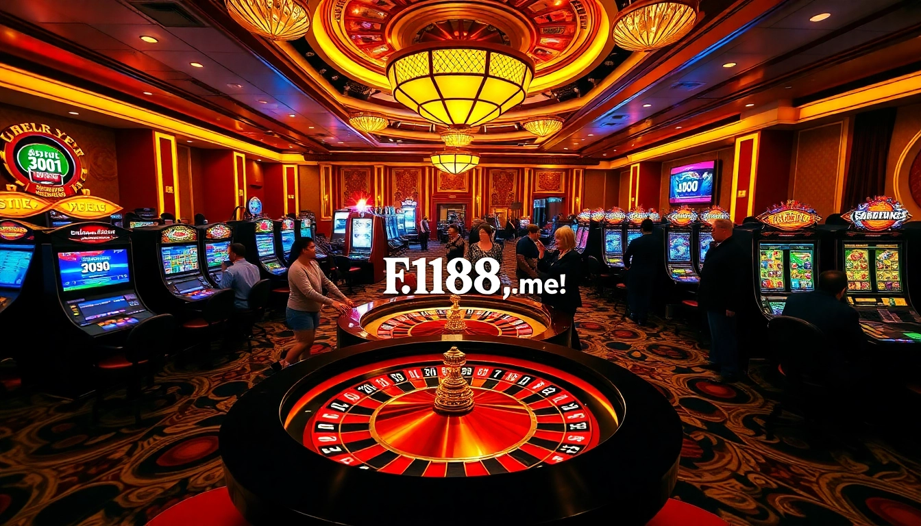 Winning at the casino with exciting games from https://f168.me/ featuring roulette and slot machines.