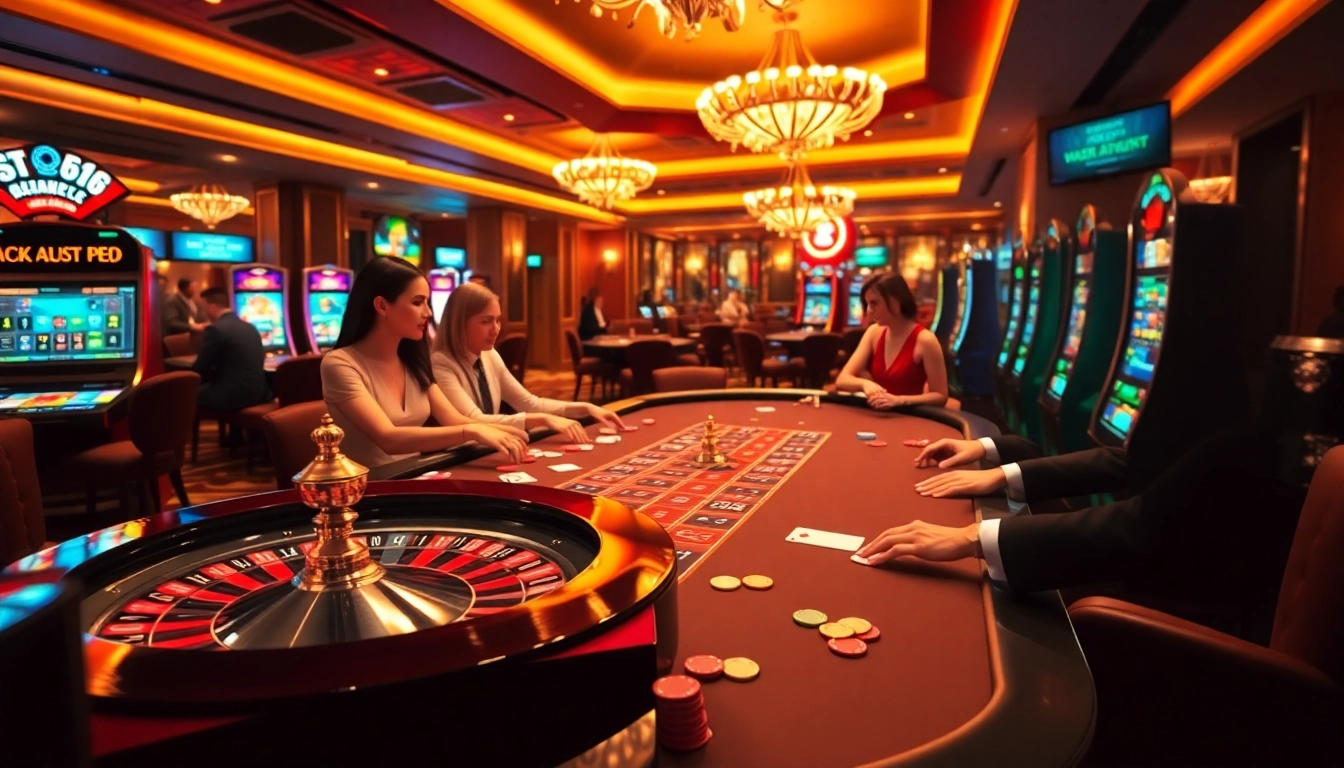 Betting excitement at SV66 - vibrant casino table with players and engaging gameplay.