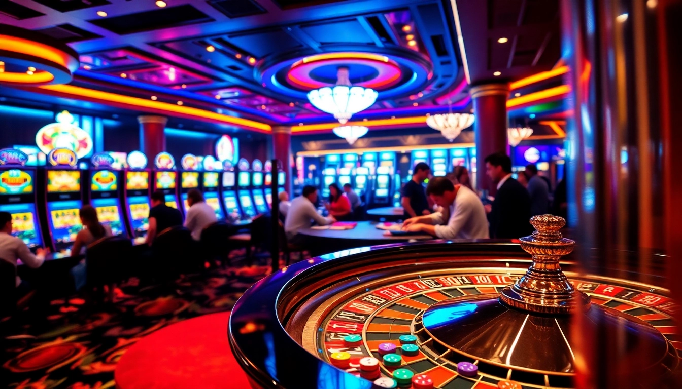 A vibrant casino scene showcasing dynamic roulette action at https://789betmedia.com/ with poker chips and casino games.