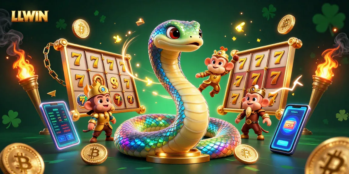 Experience the thrills of LLWIN casino games with vibrant characters and slot elements