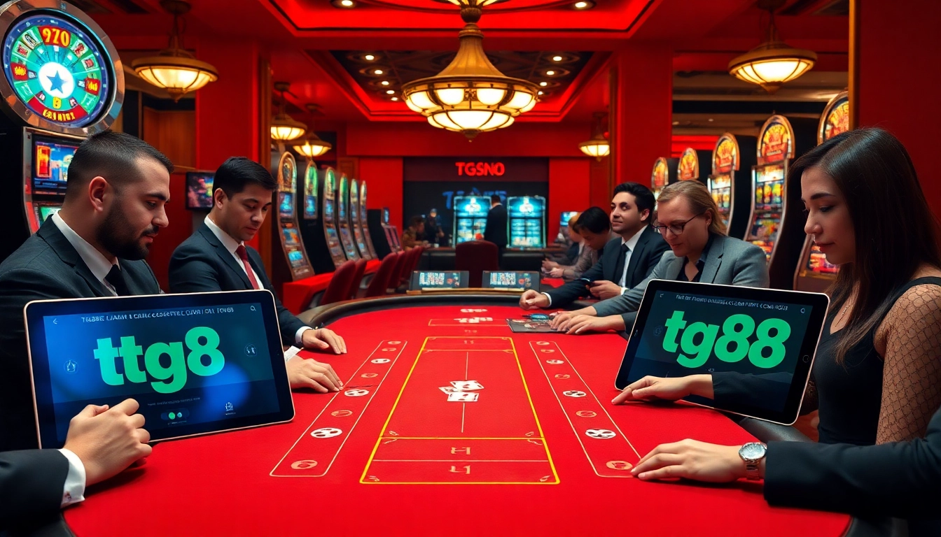 Experience the thrill of gambling at tg88 with dynamic casino tables and engaging gameplay.