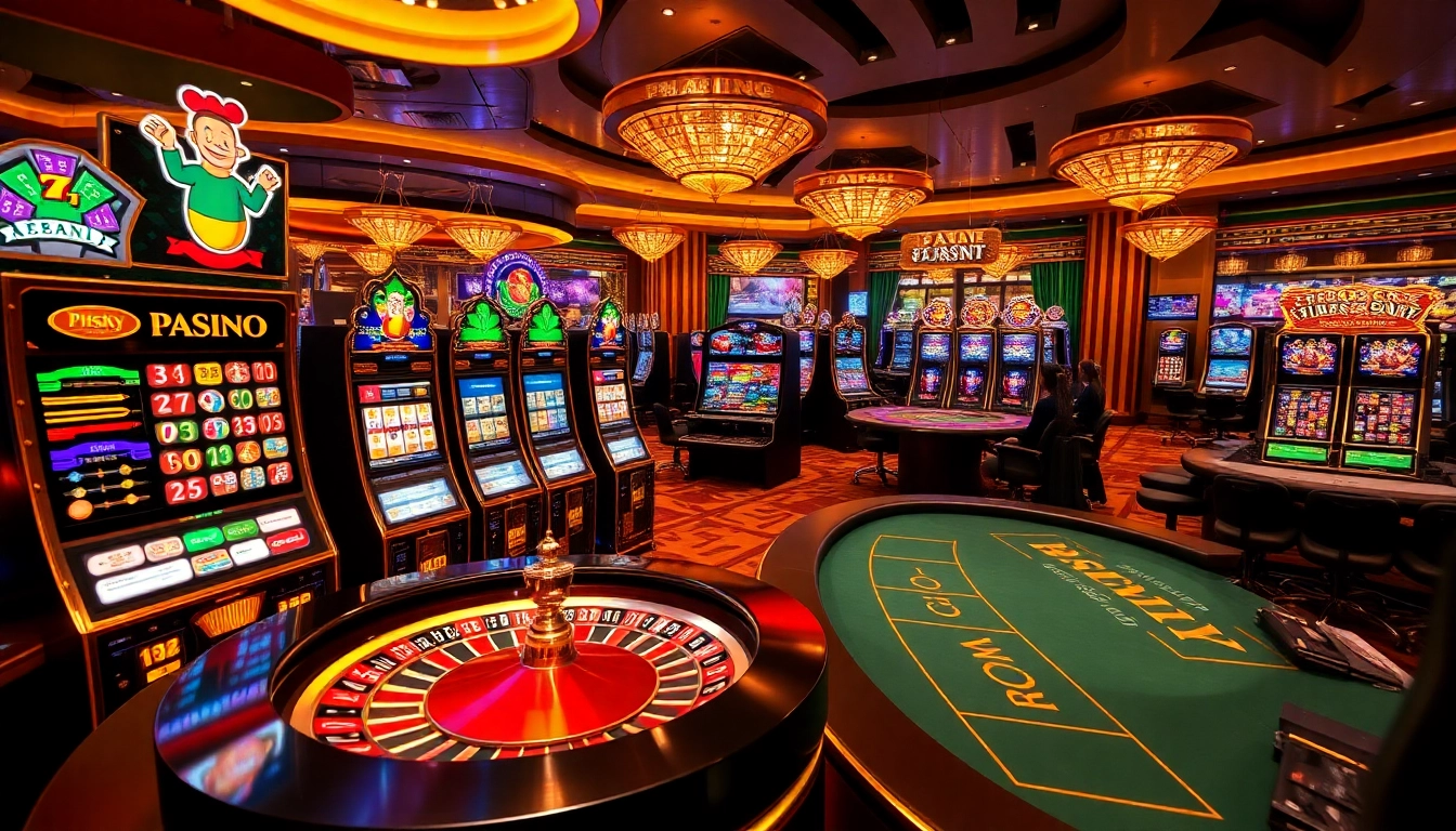 PHSKY online betting experience showcasing vibrant casino games with lively actors winning big.