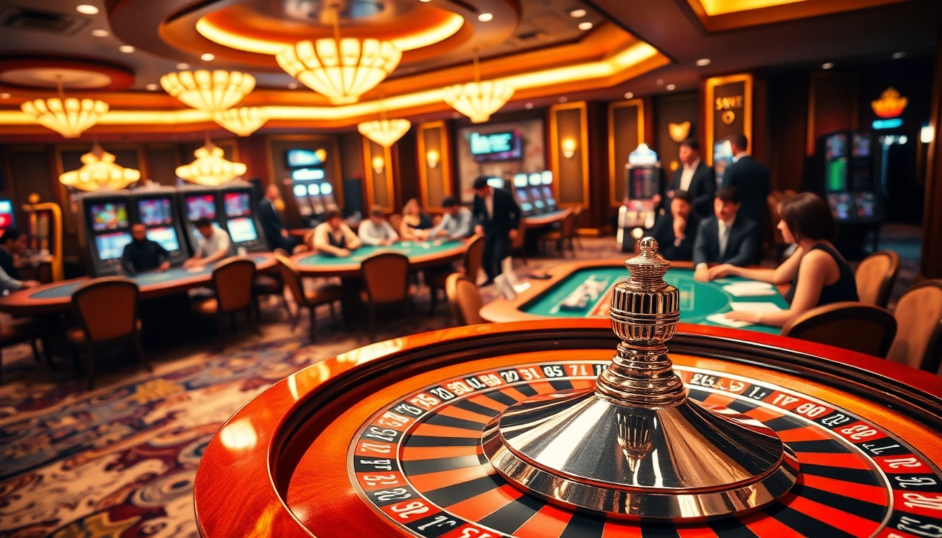 Experience the excitement of Sun88 with vibrant casino games, roulette, and engaging players.