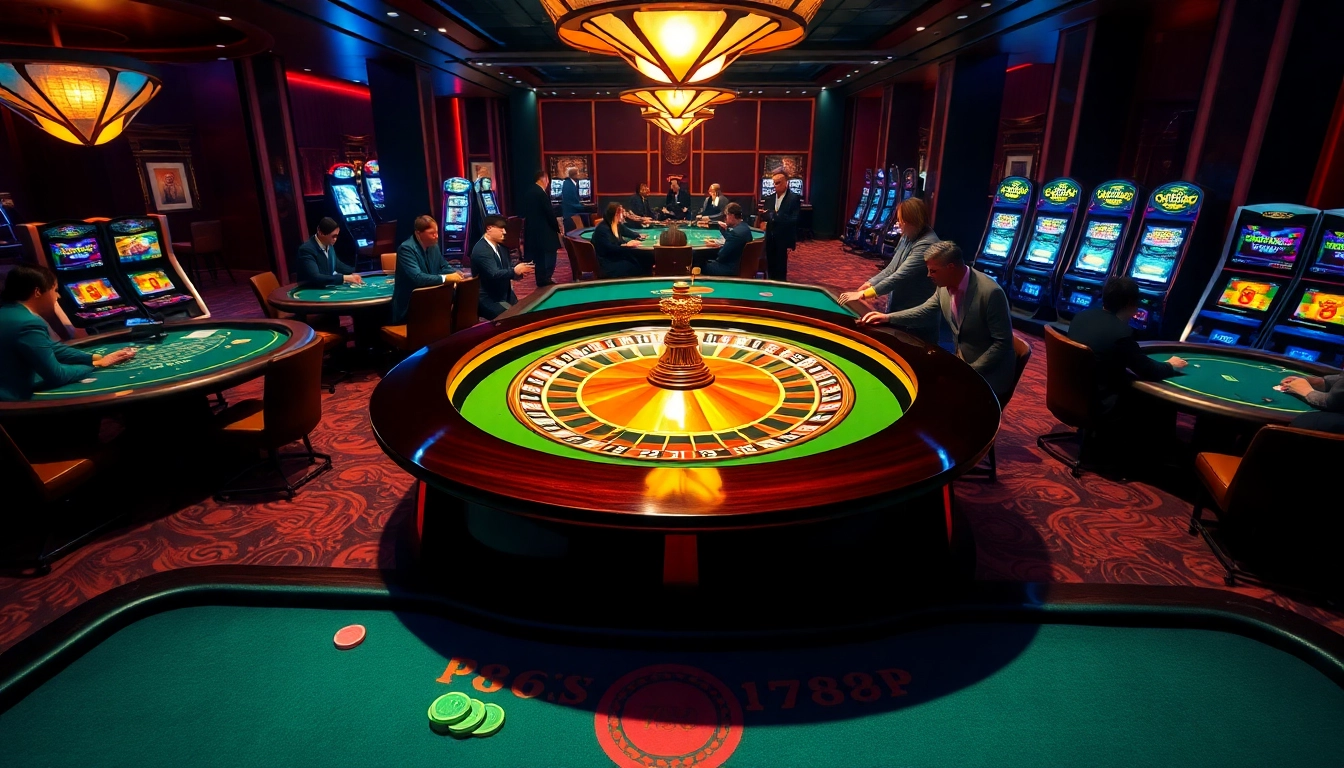 Experience the excitement at 789p casino with vibrant betting tables and a lively atmosphere.
