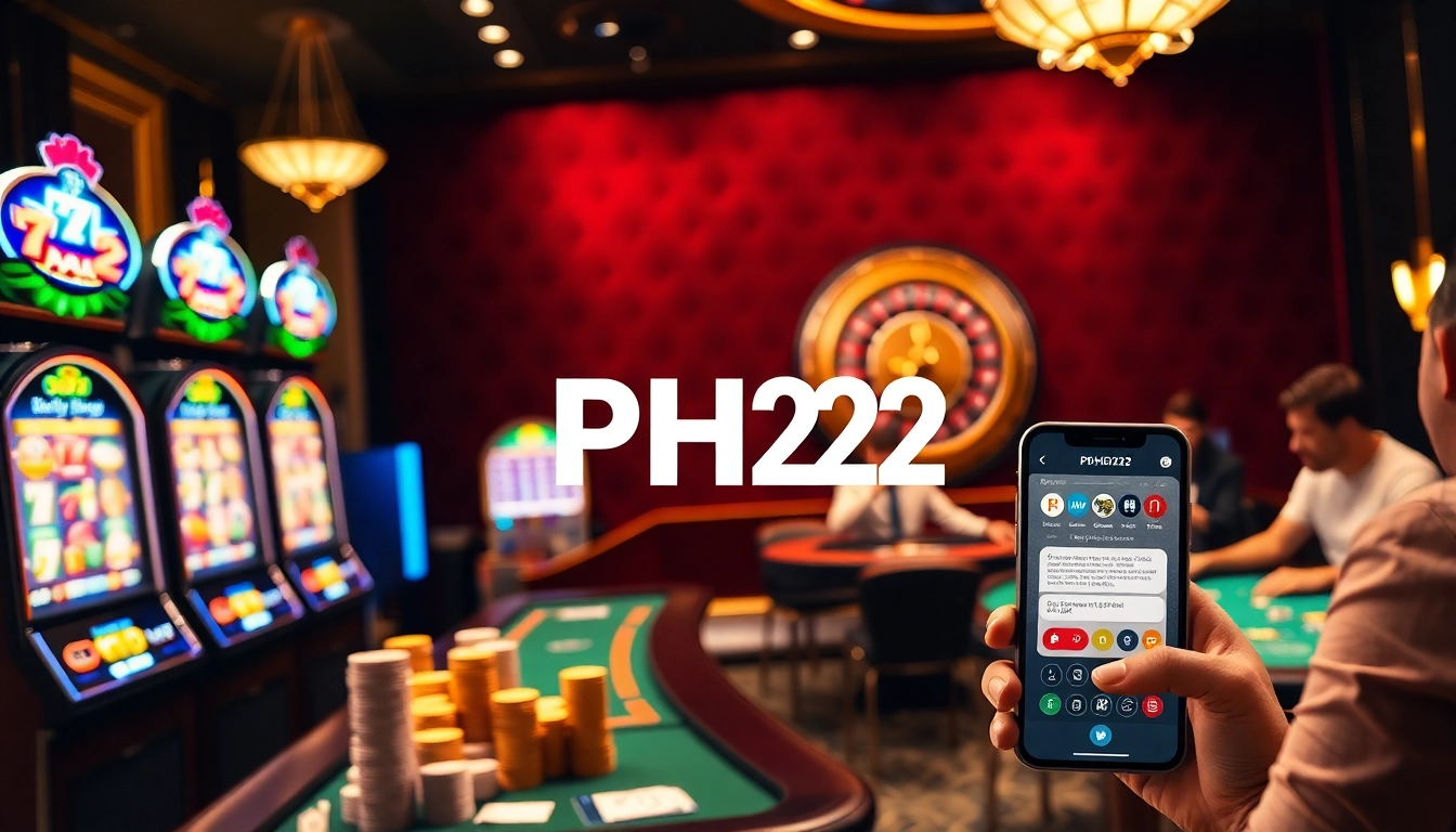 Players enjoying exciting gaming moments at PH22 online casino.