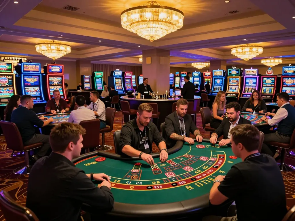 Experience the thrill of ok365 at a lively casino poker table as players compete for winning strategies