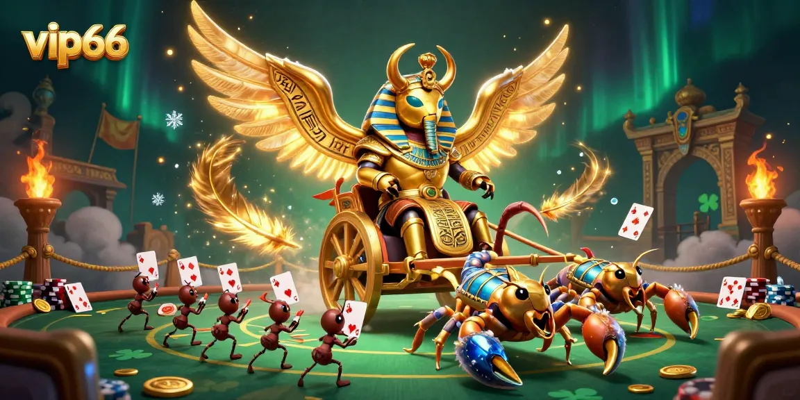 Engage with vip66 through a vibrant 3D casino scene showcasing lively poker action and classic games.