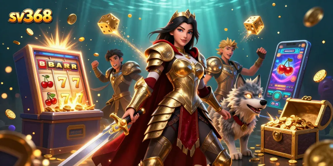 Experience thrilling wins with sv368 at a vibrant online casino, showcasing dynamic gaming action.