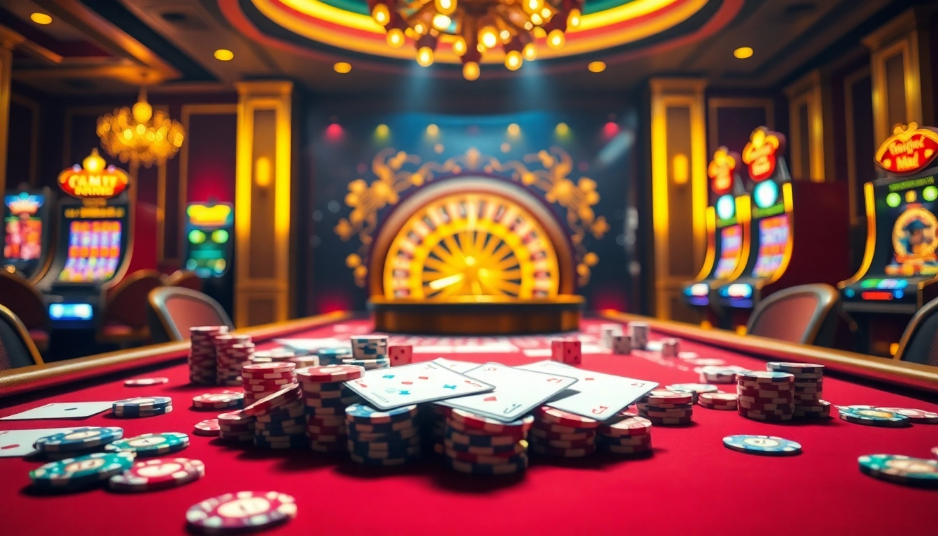 Experience the thrilling gaming world of 88vv with vibrant casino tables, poker chips, and excitement.