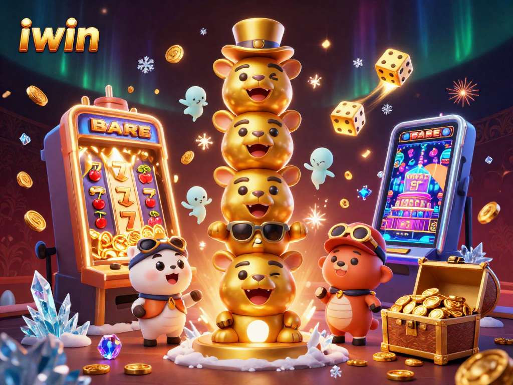 Experience thrilling jackpots at iwin with vibrant 3D casino games and winning moments.