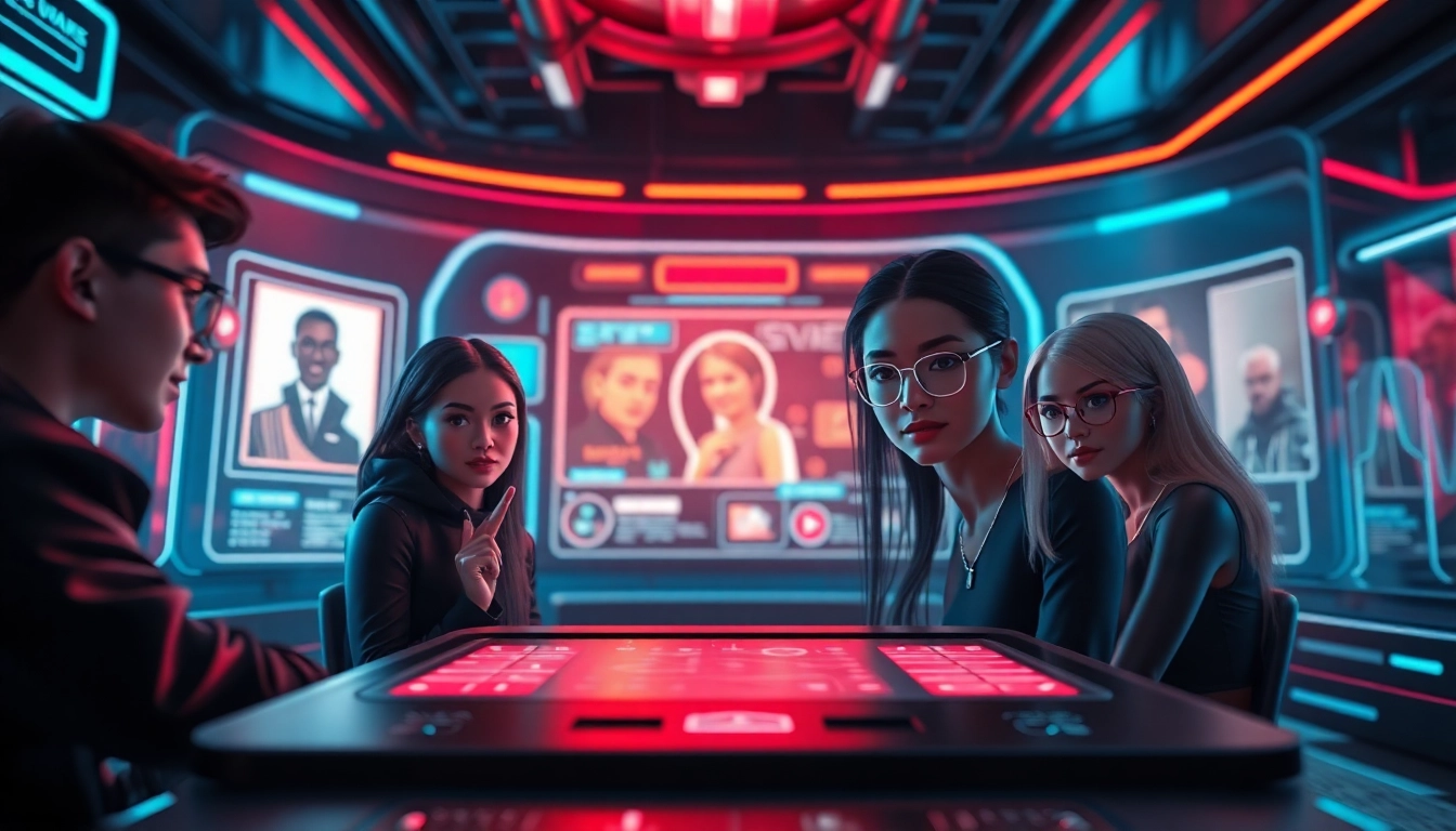 Engaging visual of a futuristic AI chat platform highlighting immersive sex ai interactions.