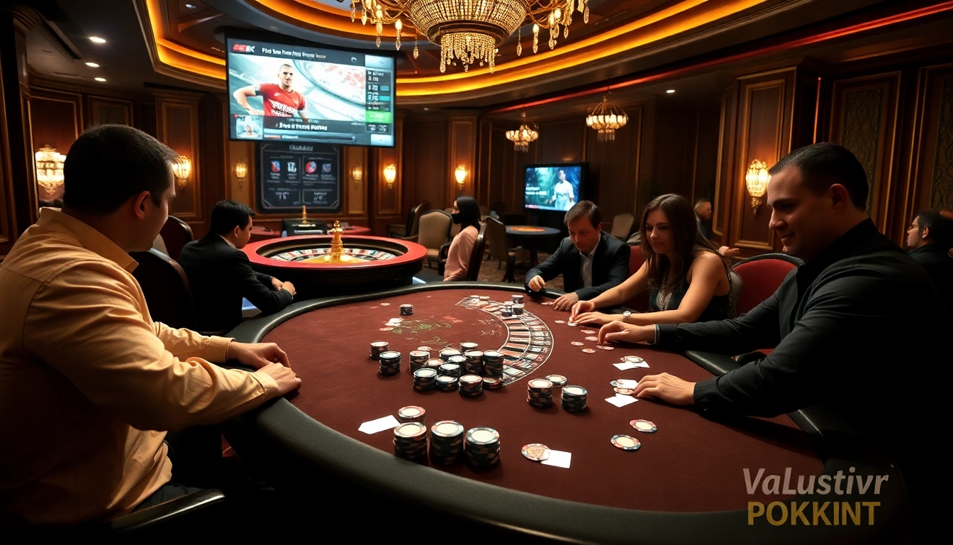 Experience lively poker games with vaoluoitv displaying thrilling sports action and statistics.