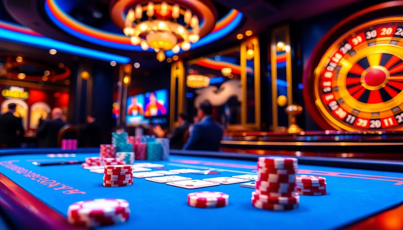 Engage in thrilling gameplay with a luxurious casino atmosphere at https://lc88.supply/, showcasing poker chips and strategic bets.