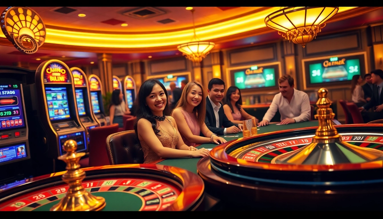 Experience the excitement of gambling at https://mk8.sh/, featuring vibrant casino elements and engaged players.