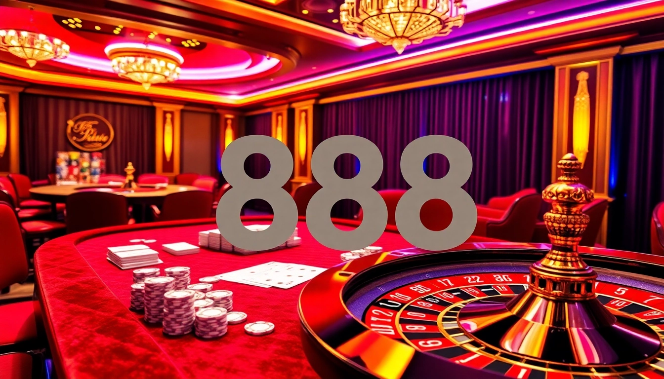 Experience the thrill of high-stakes gaming at 888b's elegant casino table