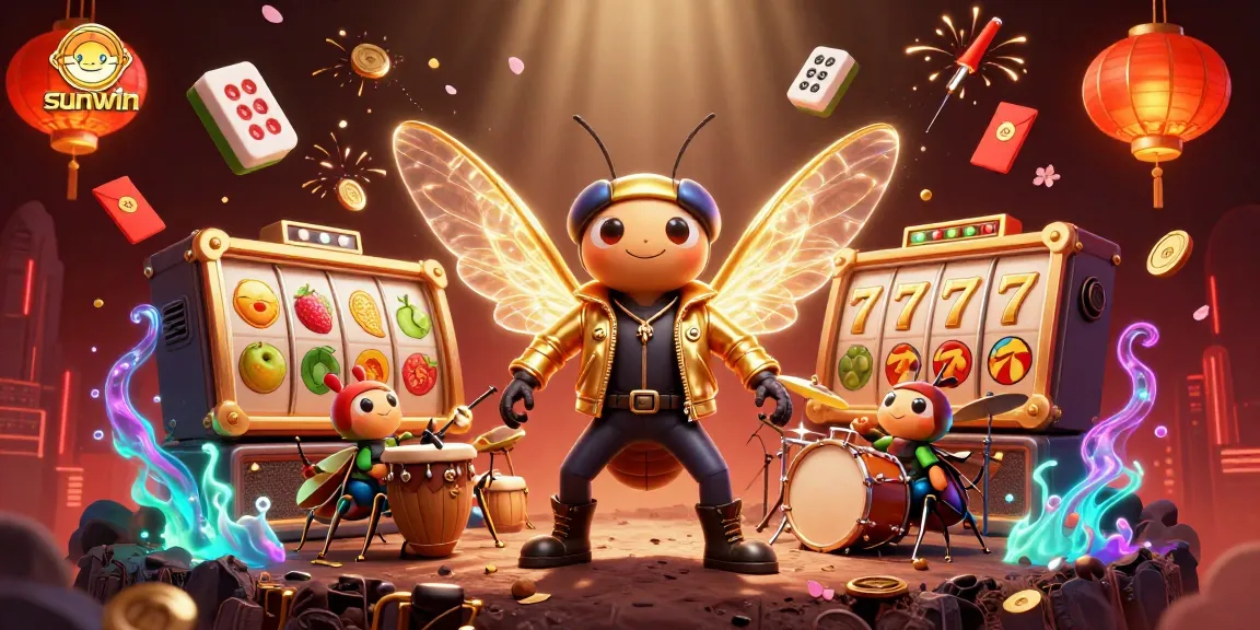 Engage with sunwin slots as a cicada rock star and ensemble bring vibrant casino energy.