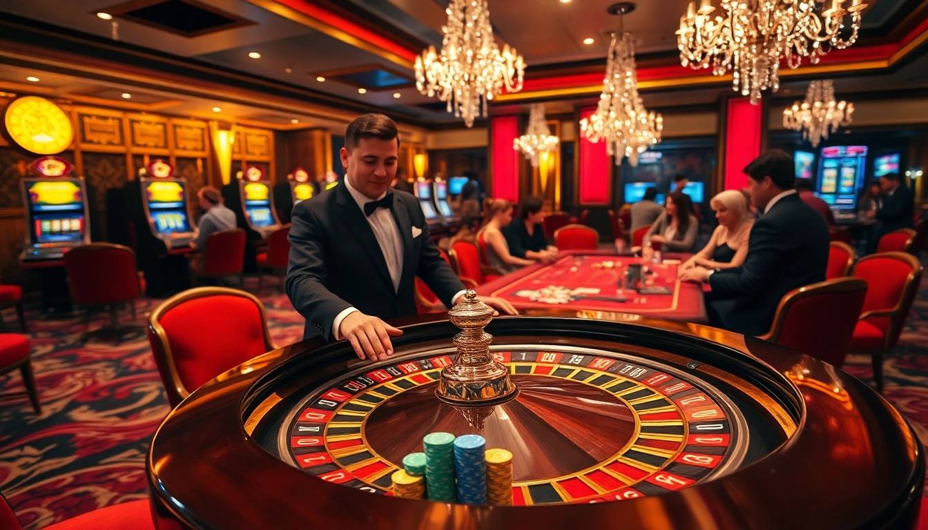Engaging players at a colorful roulette table, showcasing the excitement of https://68vip.video/ gaming experience.