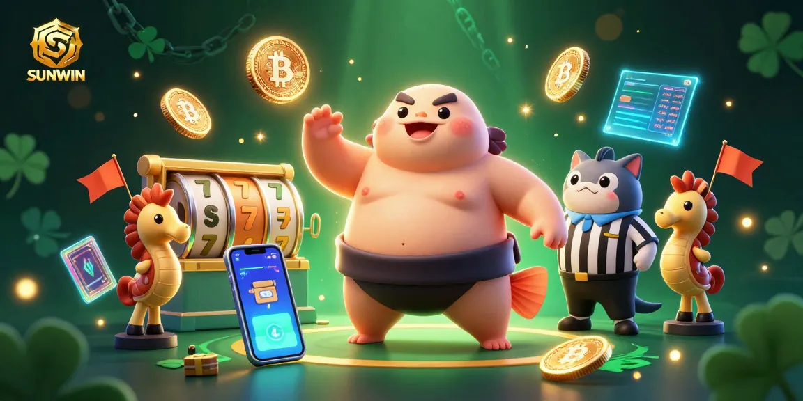 SUNWIN offers exhilarating rewards with interactive slots, engaging vibrant visuals in a colorful underwater scene.