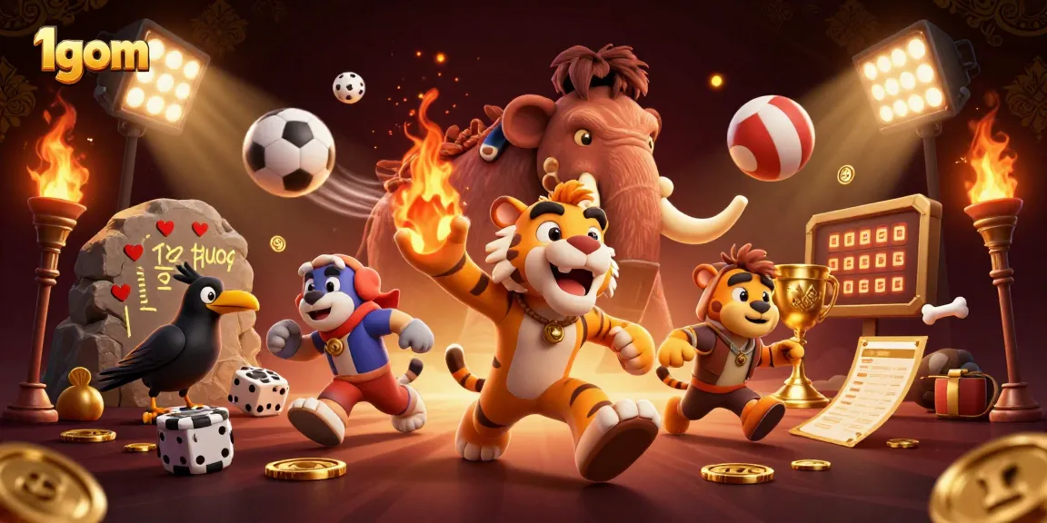 Experience thrilling bets at 1gom's dynamic prehistoric casino filled with sports excitement.