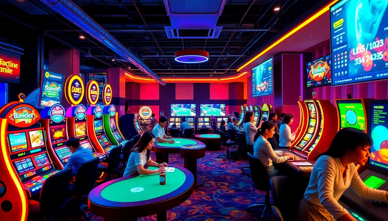 SBOBET.dance scene showing players enjoying online gambling with vibrant games and live odds.