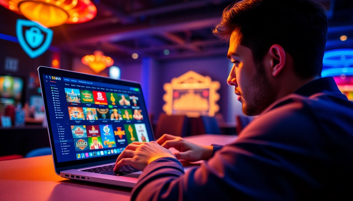 S666.nyc online gambling experience showcasing secure, dynamic gameplay on laptop with vibrant games.