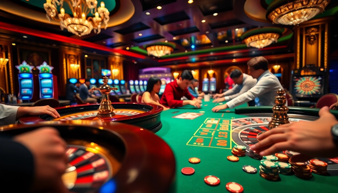 Experience the thrill of lo de uy tin in a luxurious casino setting with exciting gameplay and vibrant atmosphere.
