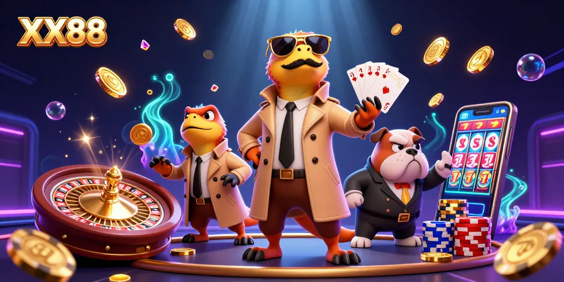 Experience the excitement of XX88 gaming as raptors sneak into a VIP casino lounge.