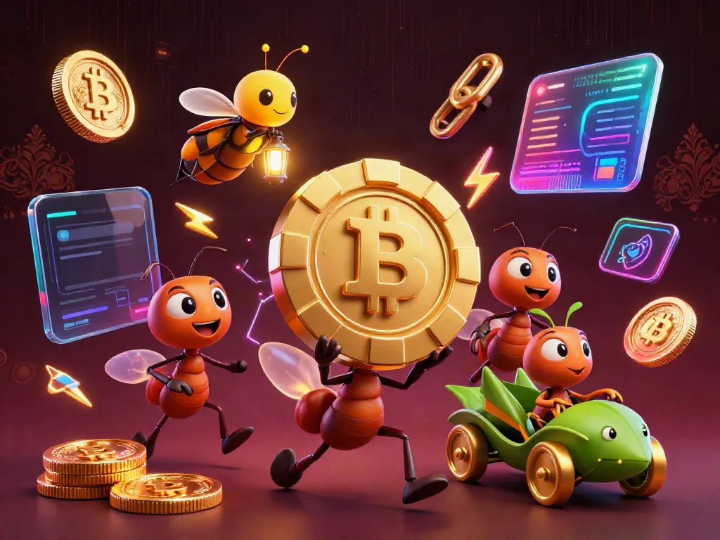Join the treasure heist with the toto team of ants carrying a giant poker chip!