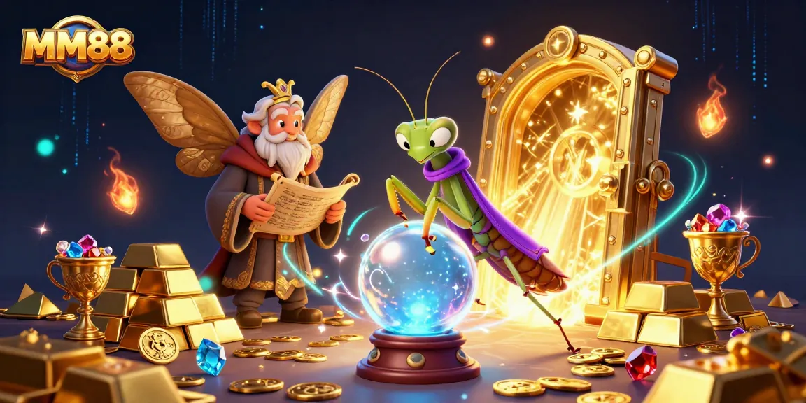 Engage in MM88's enchanting world with a fortune teller and treasures of luck.