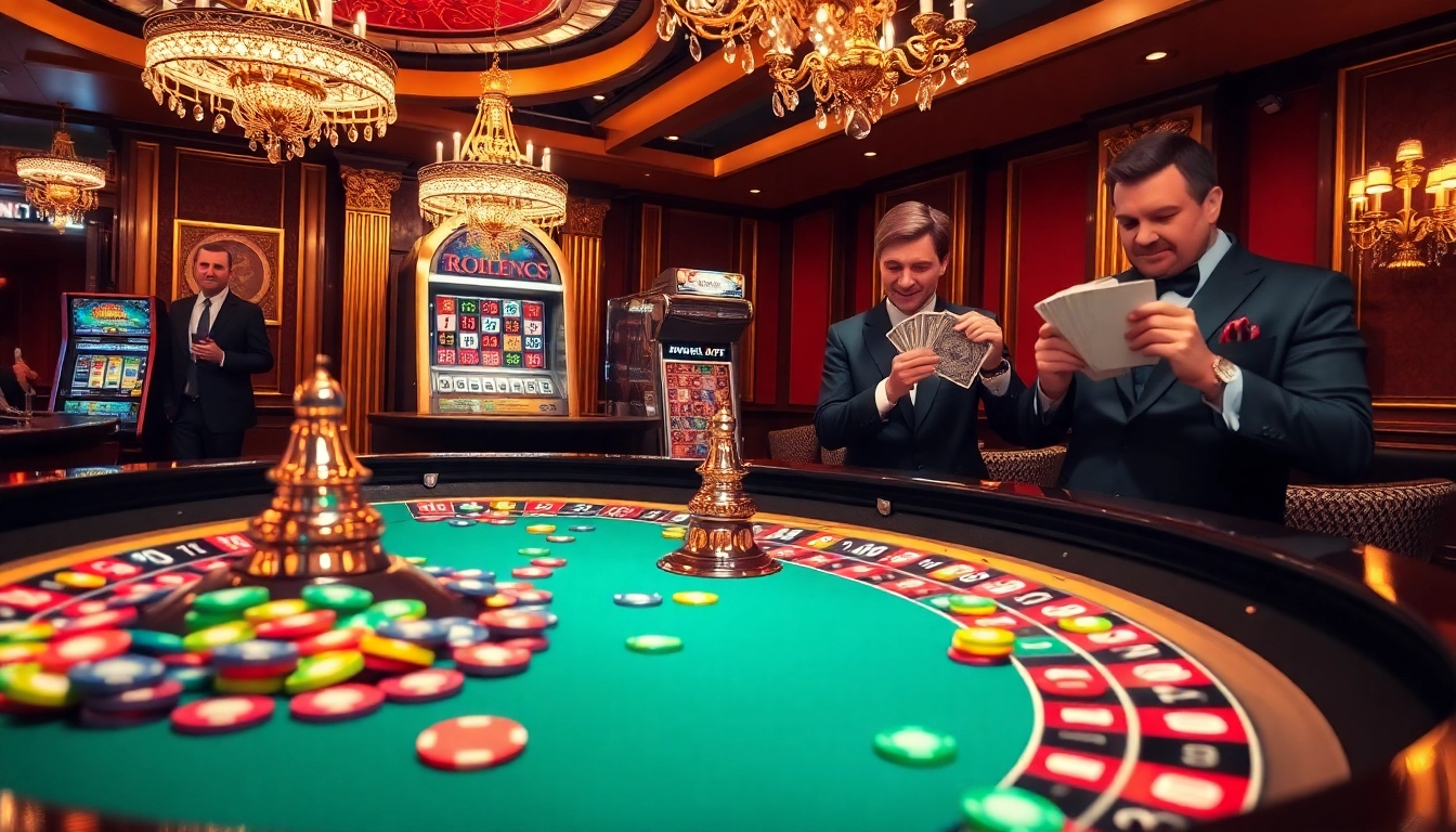 Experience thrilling gameplay action at https://luck8.bid/ with vibrant casino elements like roulette and poker.