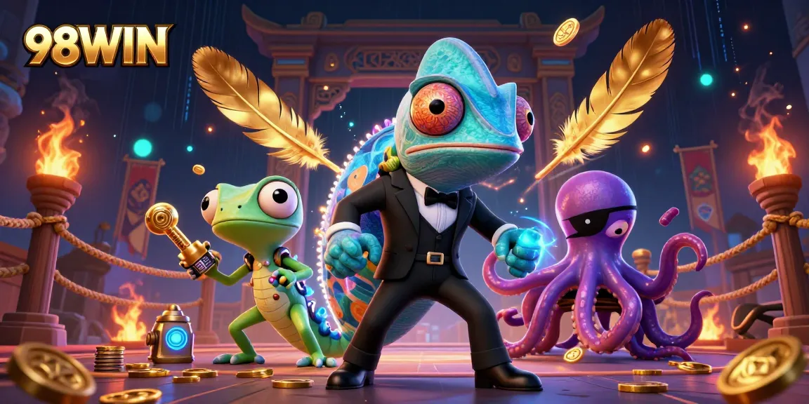 Win big at 98WIN with colorful gaming adventures and action-packed casino elements!