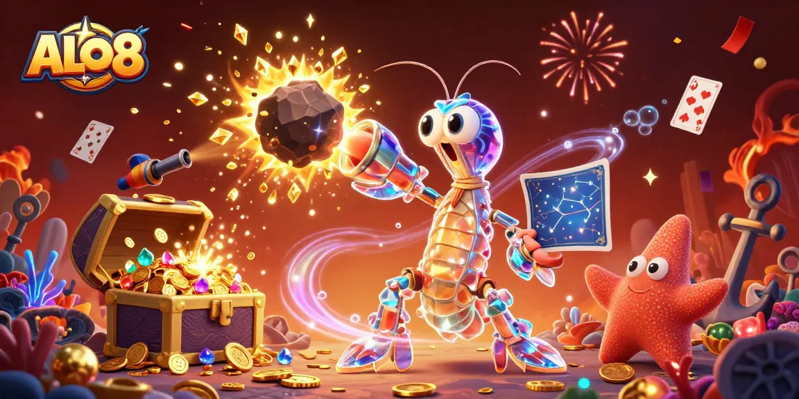 Experience thrilling adventures at ALO8 while navigating a casino universe filled with treasure and excitement.