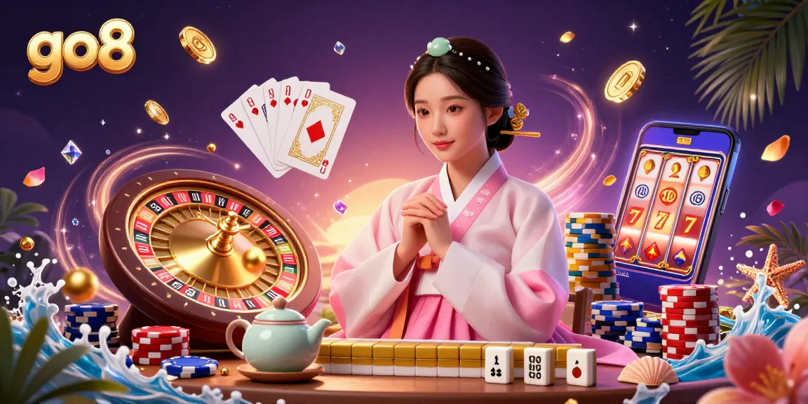 Experience excitement at go8 with cascading coins, lively games, and immersive visuals.