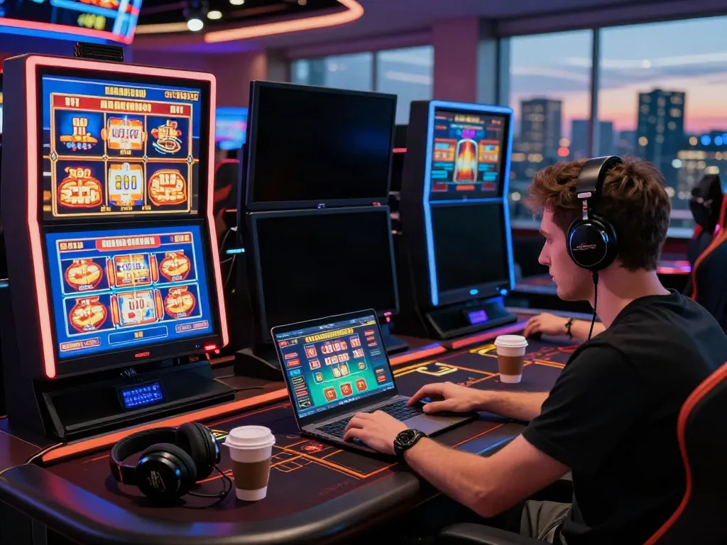 Player enjoying a casino not on gamstop experience with engaging online games and vibrant atmosphere.