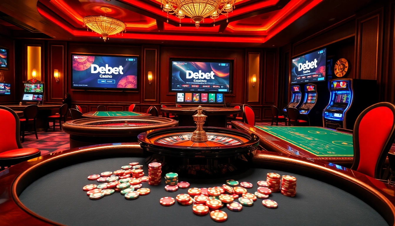 Experience thrilling gameplay at https://debet.br.com/ with vibrant casino elements and engaging online gambling.