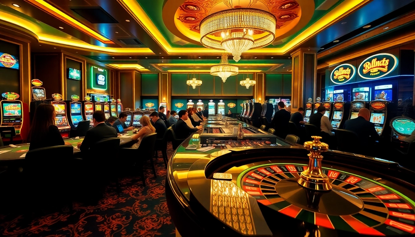 Hitclub players enjoying dynamic games at a vibrant casino with engaging poker and roulette.