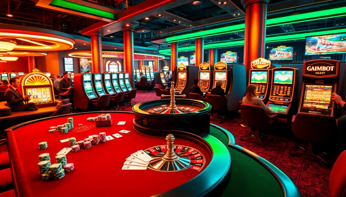 A player engages with the vibrant online interface of https://c168game.com/, surrounded by colorful poker chips and casino tables.
