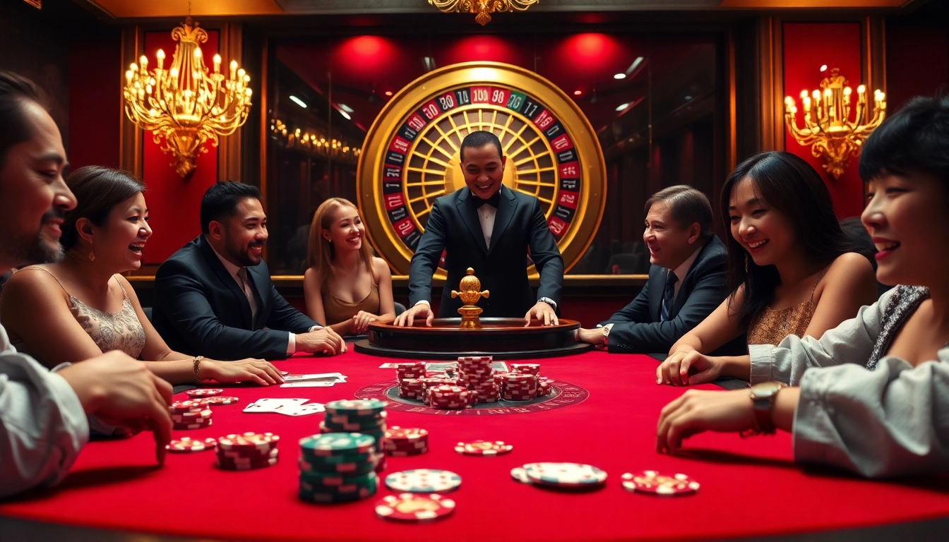 Experience the excitement of king 88 gaming at a luxurious casino table.