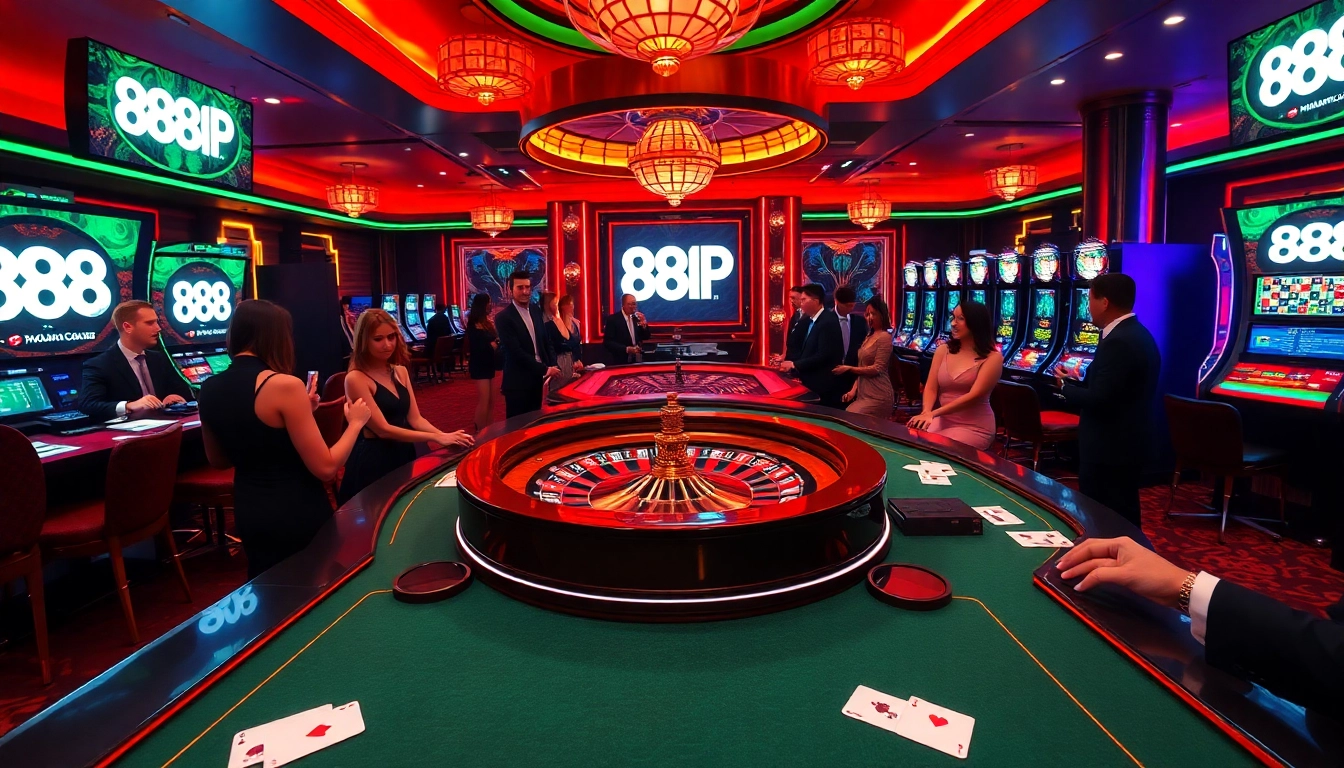 Experience the thrill of 888P as players engage in vibrant casino games and high-stakes betting.