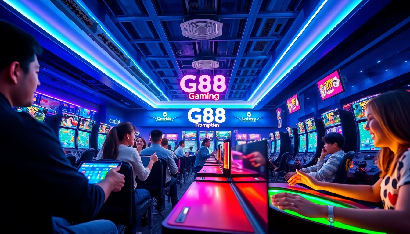 G88 gaming platform showcasing vibrant games and engaging players in a secure environment.
