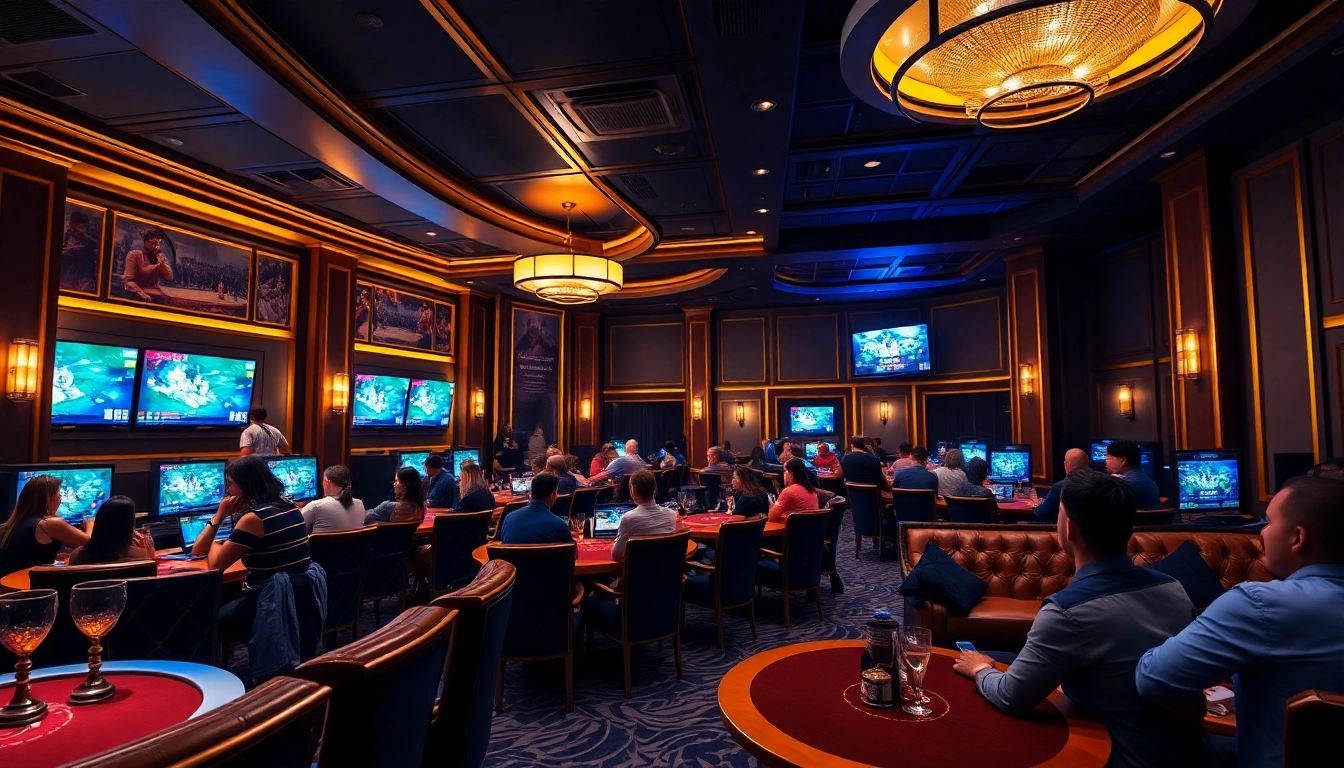 Experience the excitement of 8kbet vip in a luxury betting lounge filled with top-tier gaming.