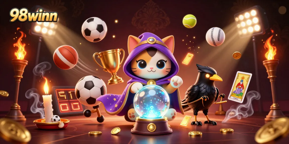 Engage in thrilling betting action with 98winn's vibrant 3D casino illustration.