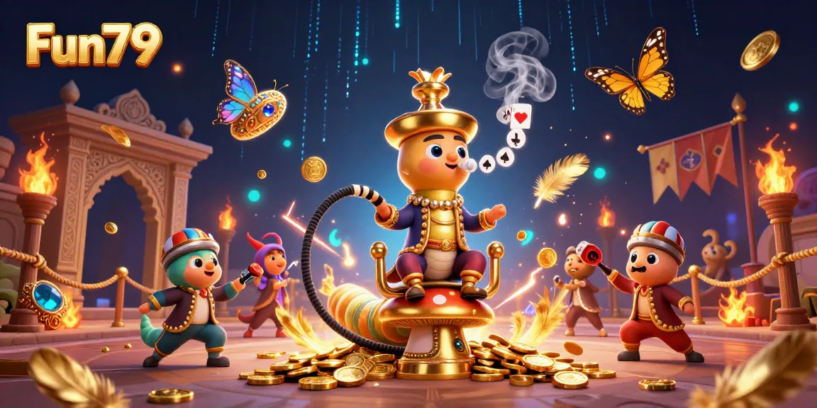 Experience Fun79's vibrant casino environment with dynamic characters and immersive elements.