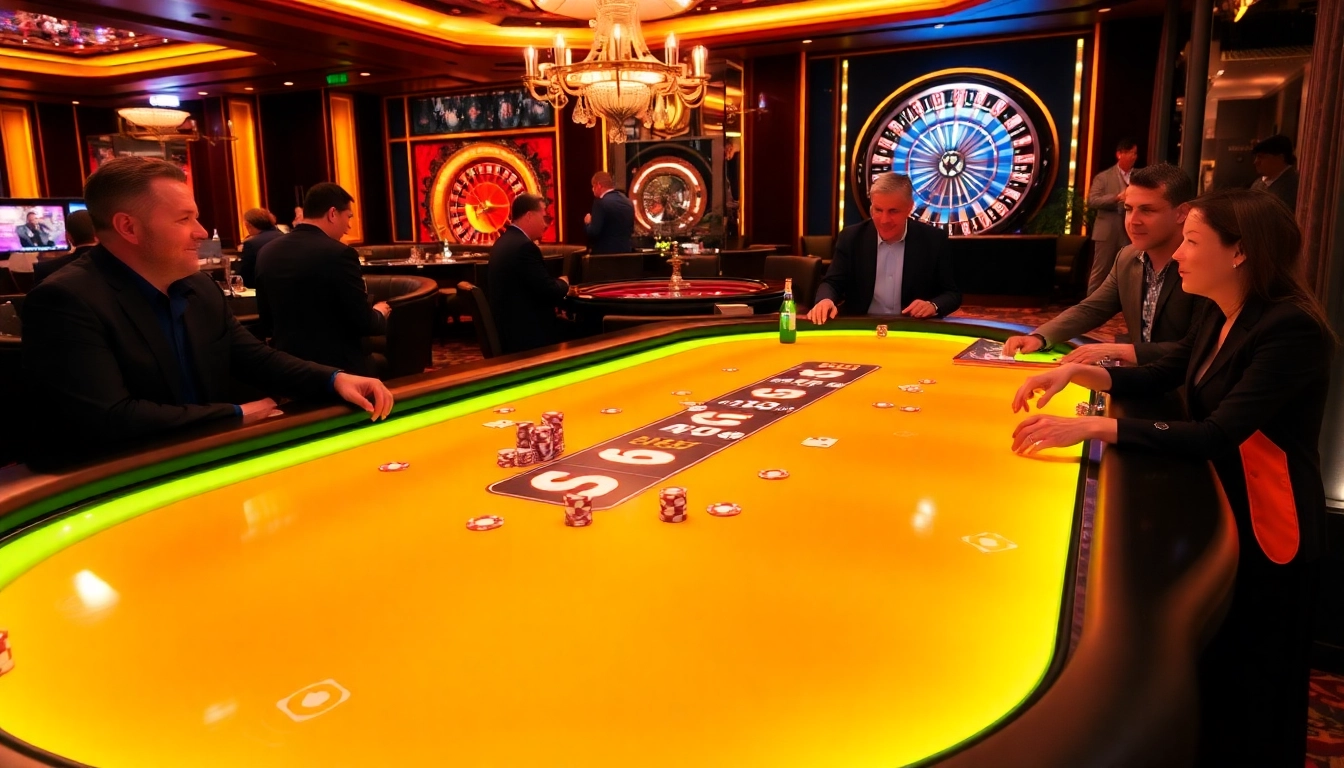 Engage in high-stakes poker at SODO Casino's luxurious gaming table.