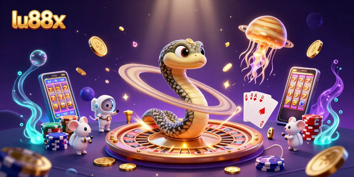 Experience thrilling action with lu88x as tiny astronaut mice place bets in a cosmic roulette.