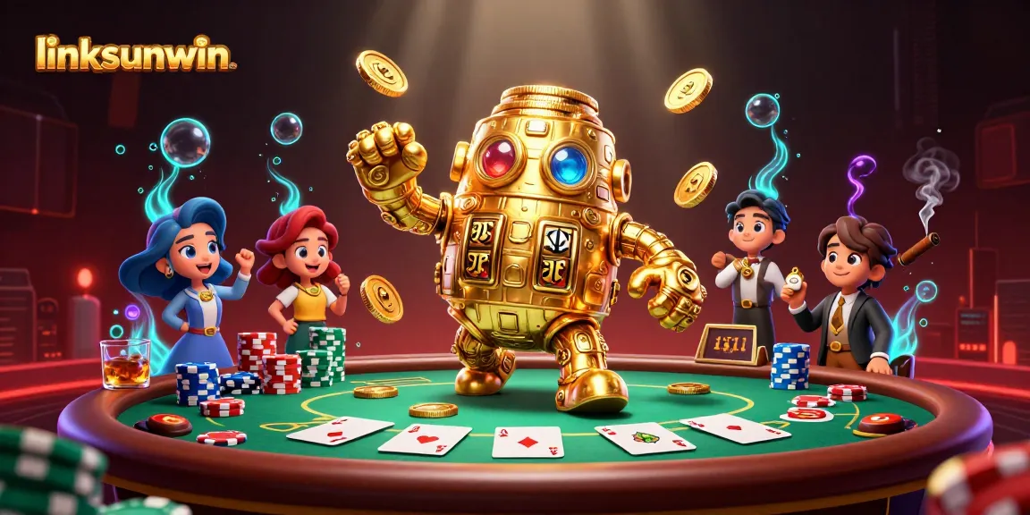 Engage with thrilling gameplay at linksunwin, featuring a rich casino atmosphere and vibrant details.