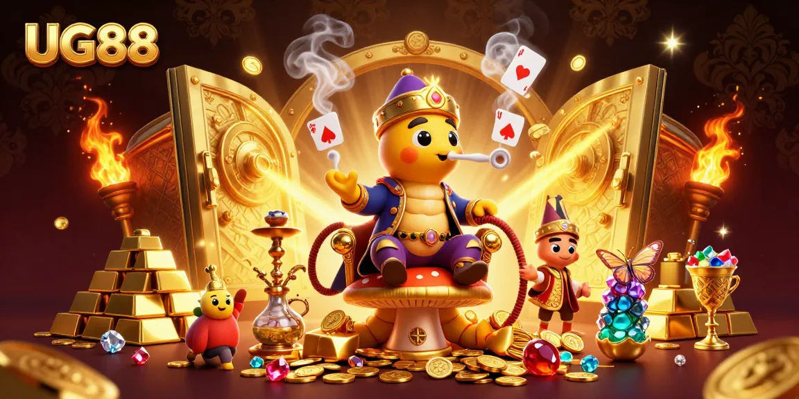 Experience the excitement of UG88 with vibrant casino-themed elements and engaging characters.