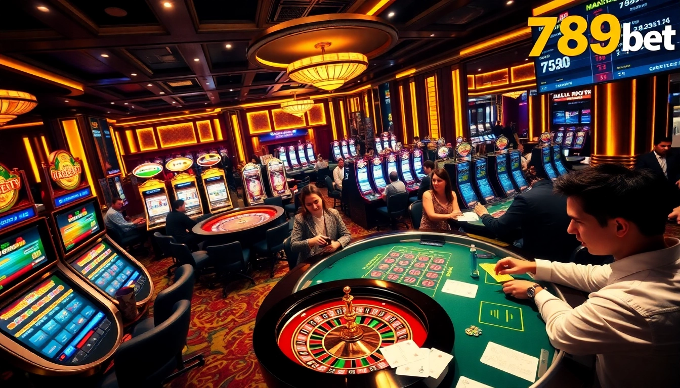 Experience the excitement of 789bet with vibrant casino games and thrilling gambling atmospheres.