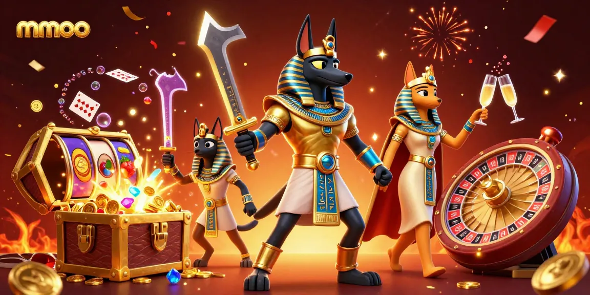 Engage with mmoo's slots, roulette, and live dealer games in an energetic casino atmosphere.